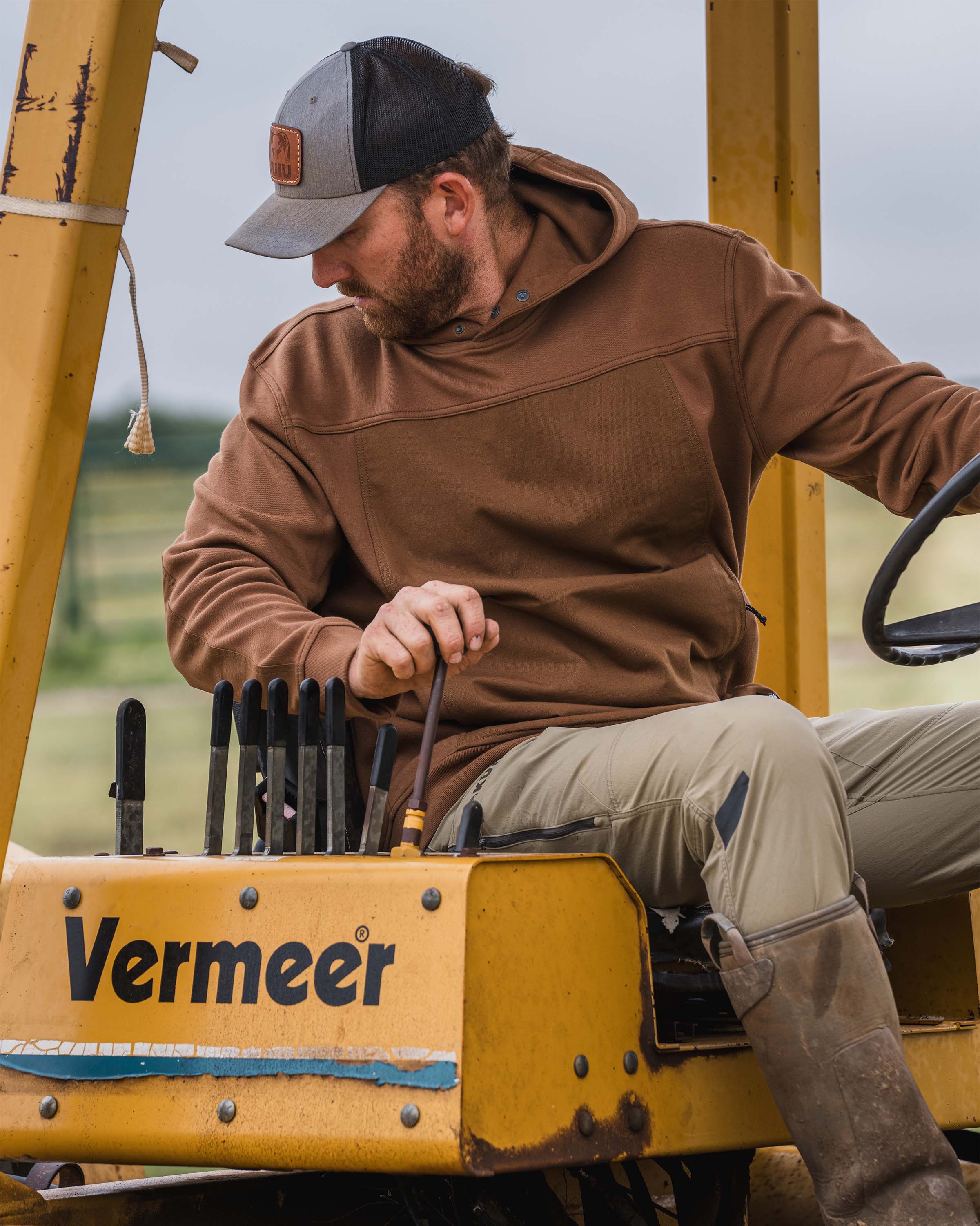 Workgrade Utility Hoodie | Saddle - Image 7