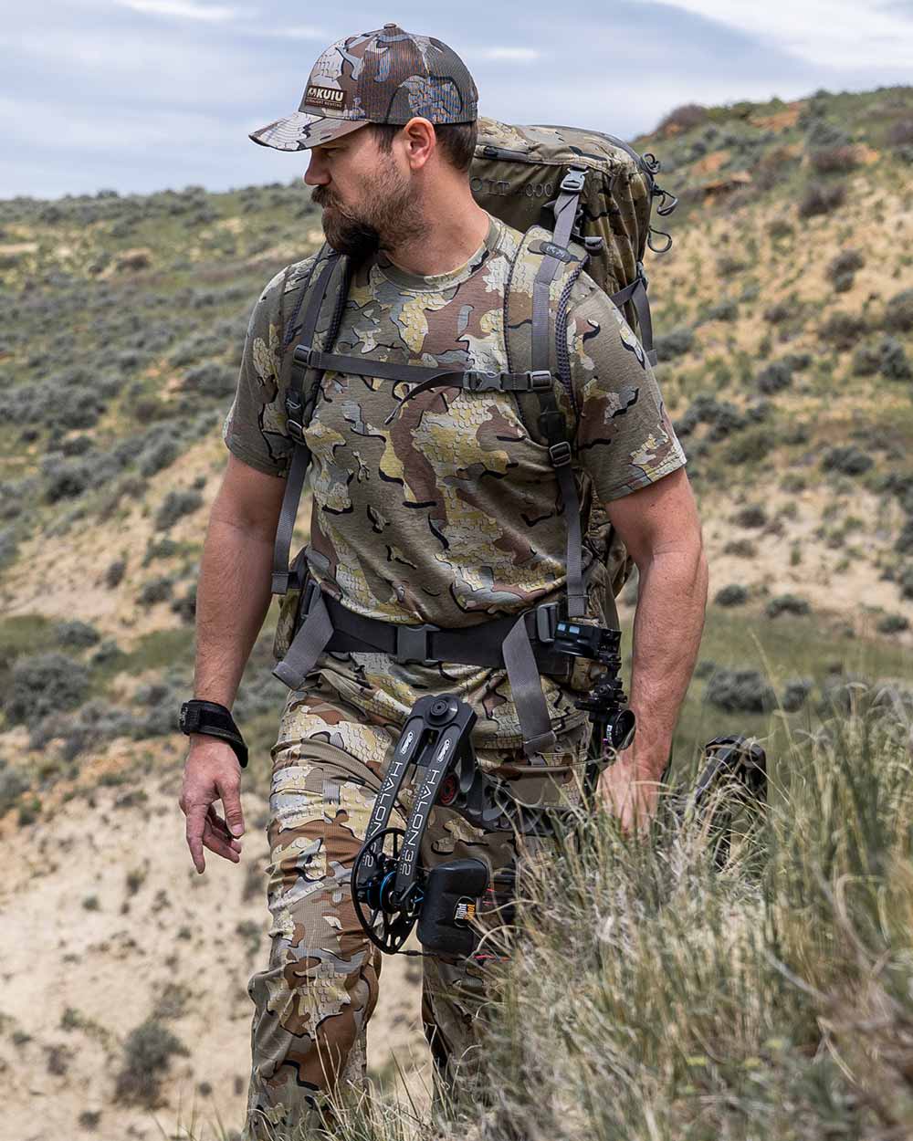 ULTRA Merino 120 LT SS Crew-T | Stone - Image 5