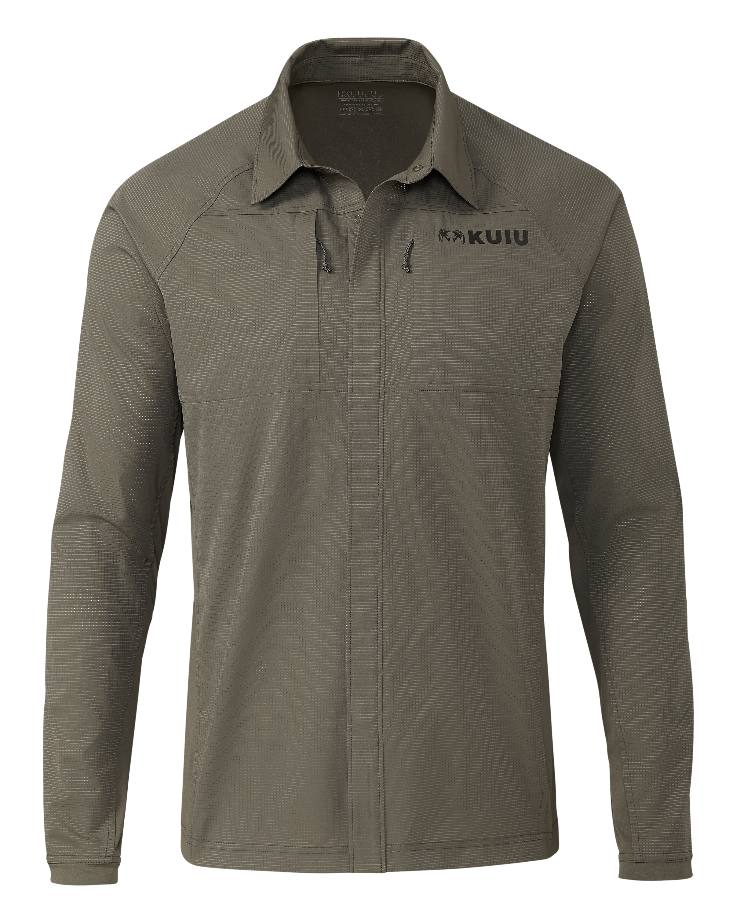 Tiburon Hybrid Snap Shirt | Ash