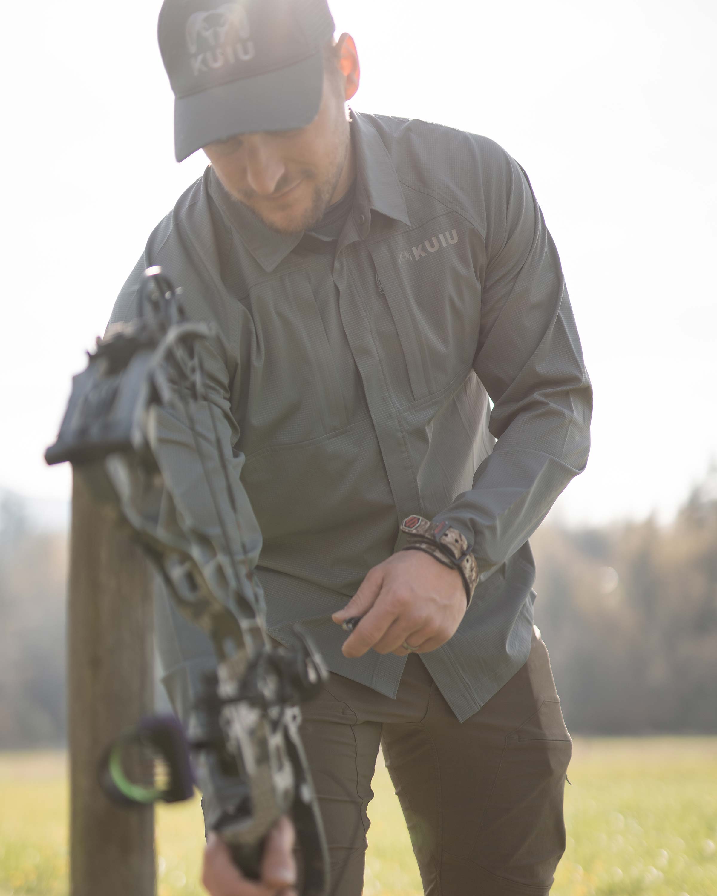 Tiburon Hybrid Snap Shirt | Stone - Image 7