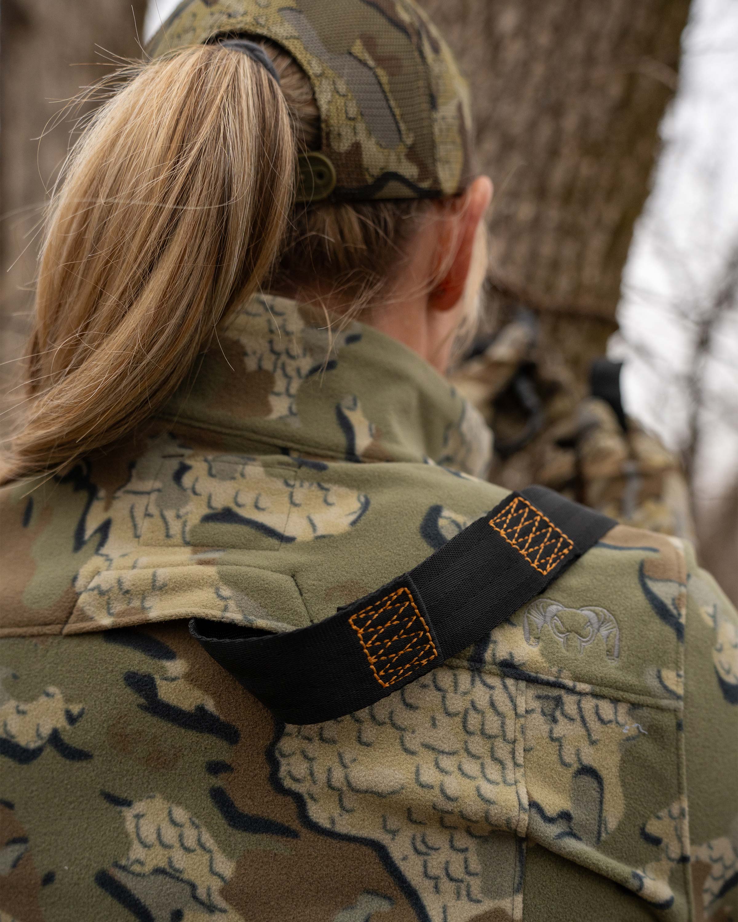 Women's Border Fleece Full Zip | Verde - Image 7