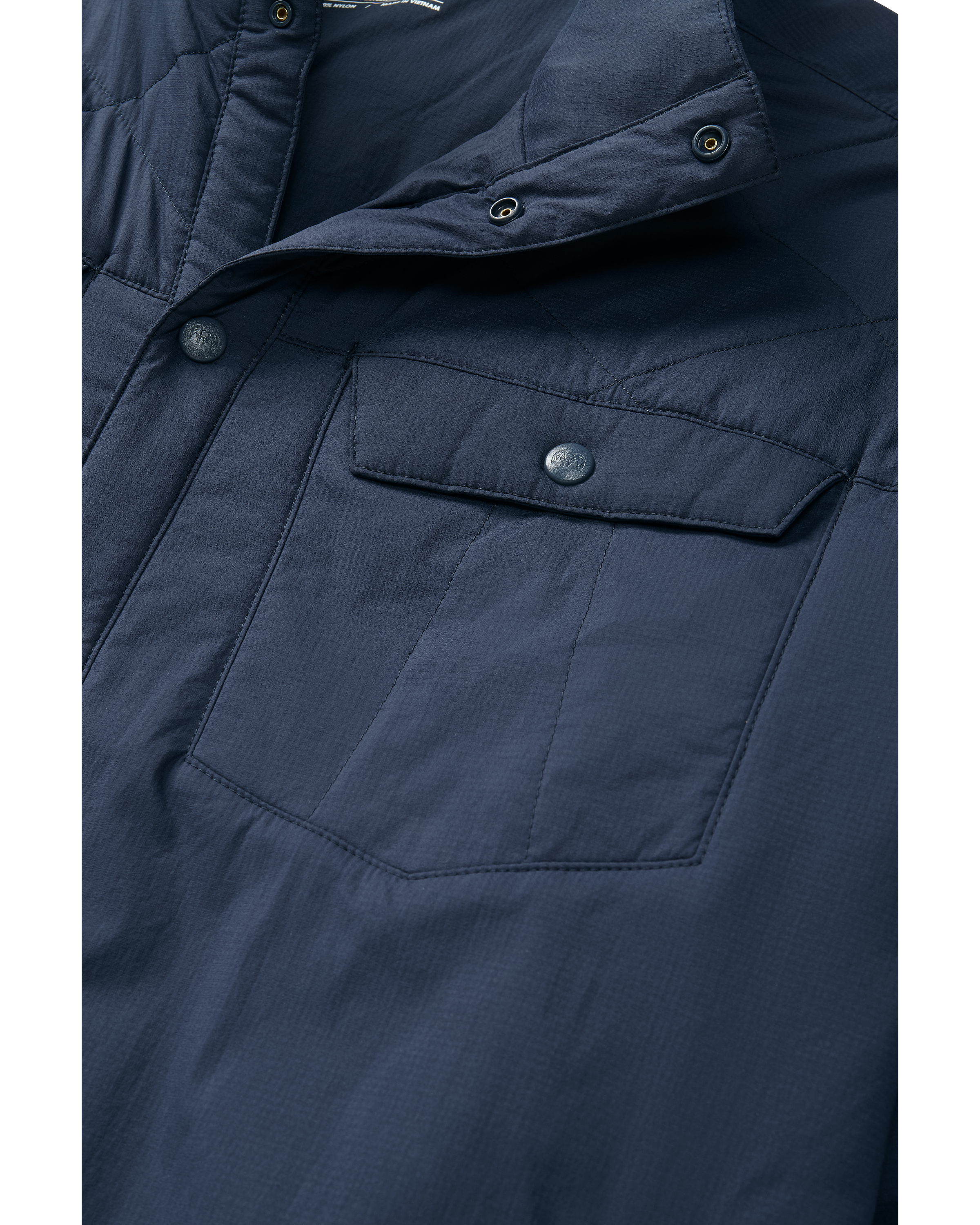 Base Camp Insulated Snap Shirt | Steel Blue - Image 3